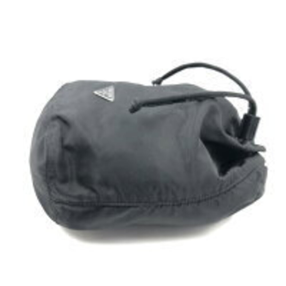 Prada triangle logo drawstring pouch Tessuto nylon - image 3